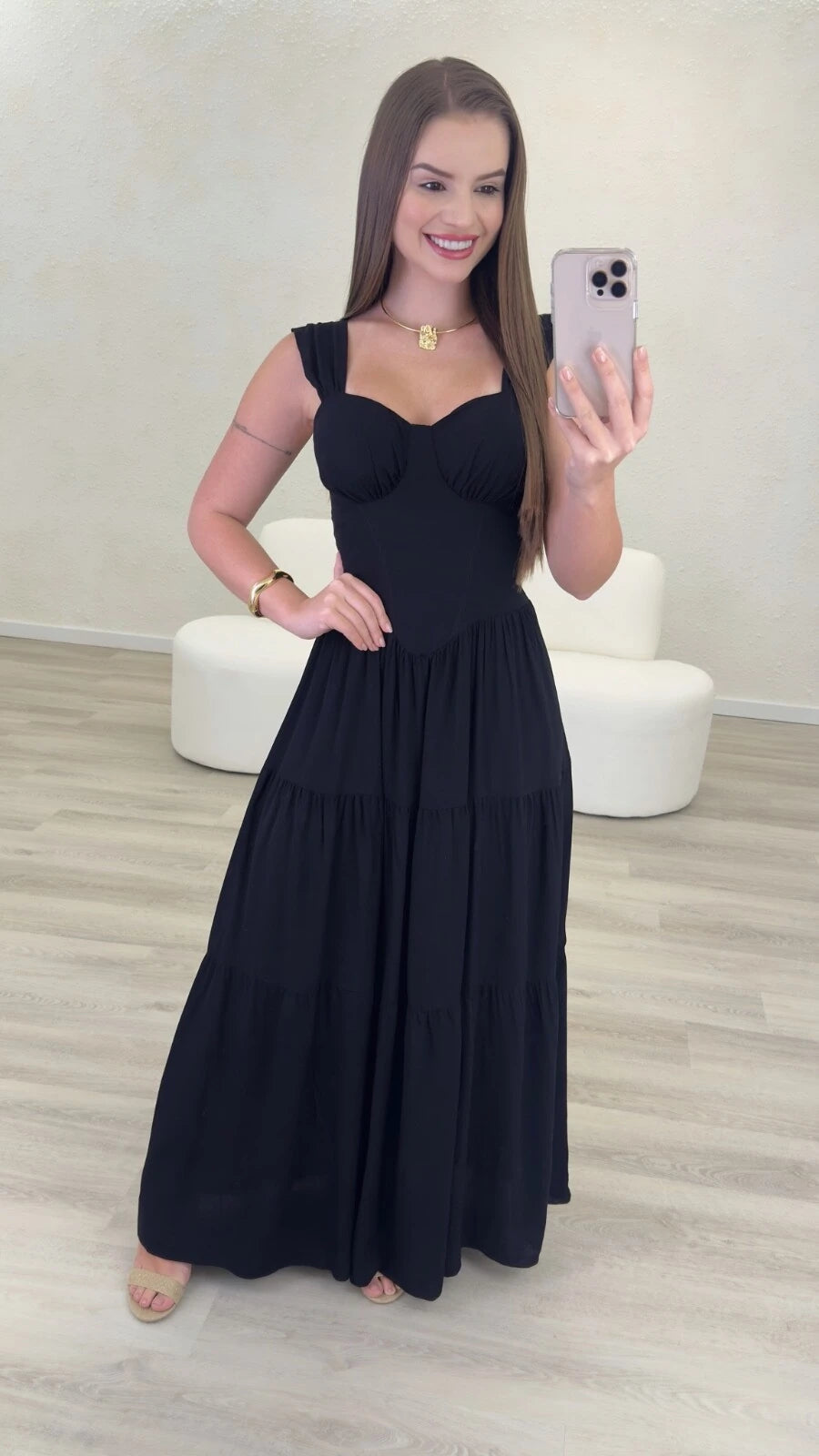 Vestido Longo Mavi (Promoção Compre 1 Leve 2)