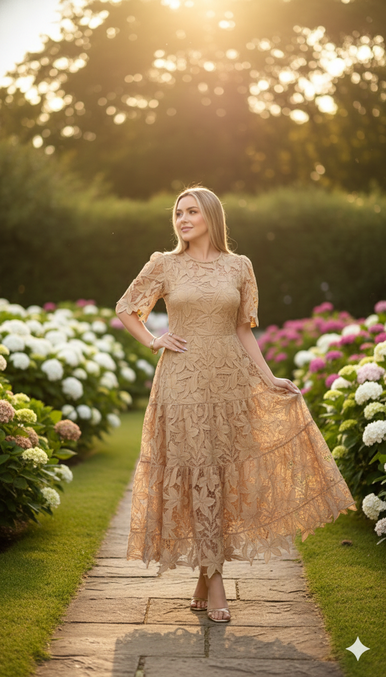 Vestido Ana Clara - Renda Floral