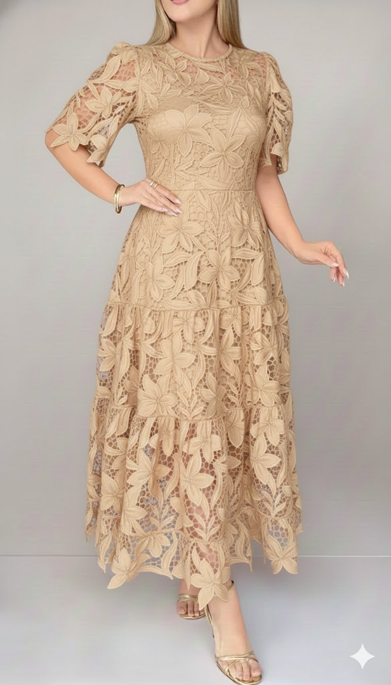 Vestido Ana Clara - Renda Floral