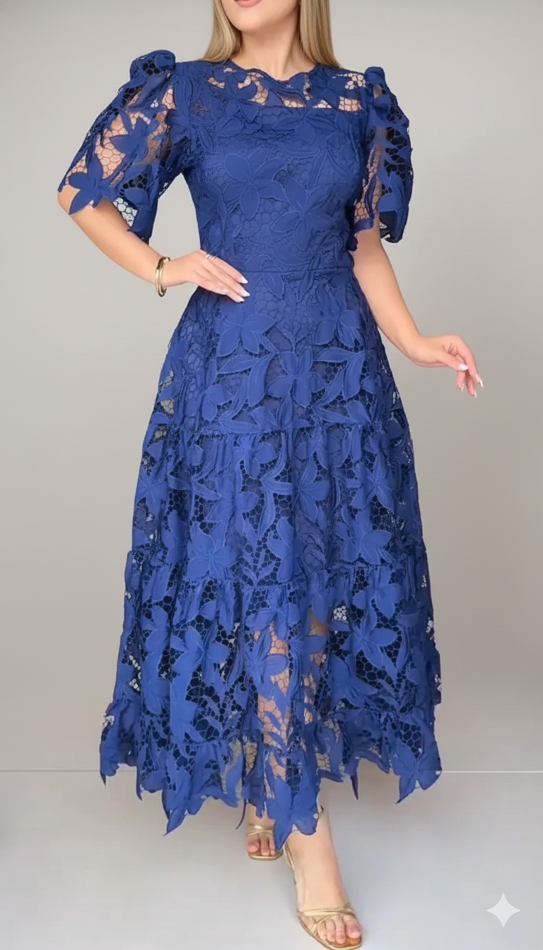 Vestido Ana Clara - Renda Floral