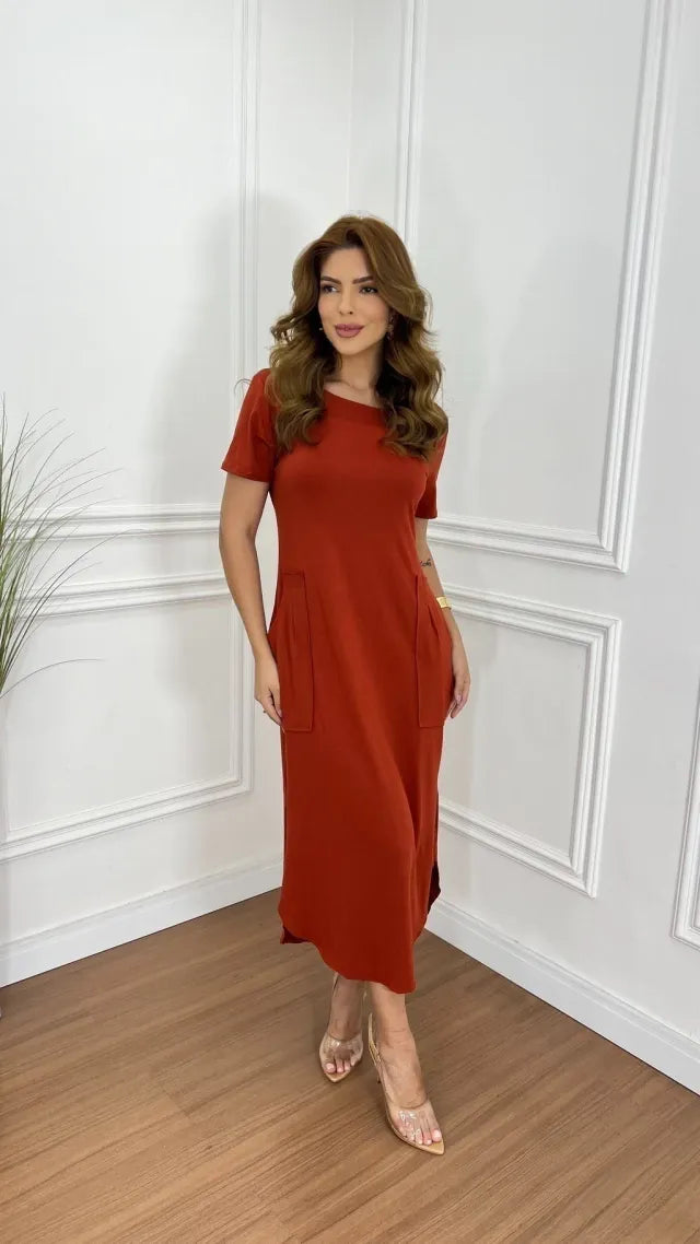 Vestido Tropical Viscolycra