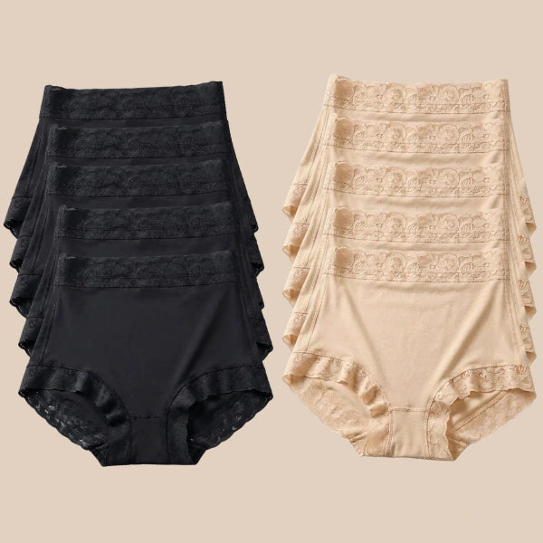 Fit Compress® Calcinhas Efeito Modelador [COMPRE 5, LEVE 10]