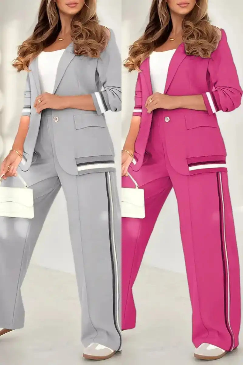 Conjunto Bella - Blazer e Calça Pantalona em Alfaiataria [Compre 1, Leve 2]