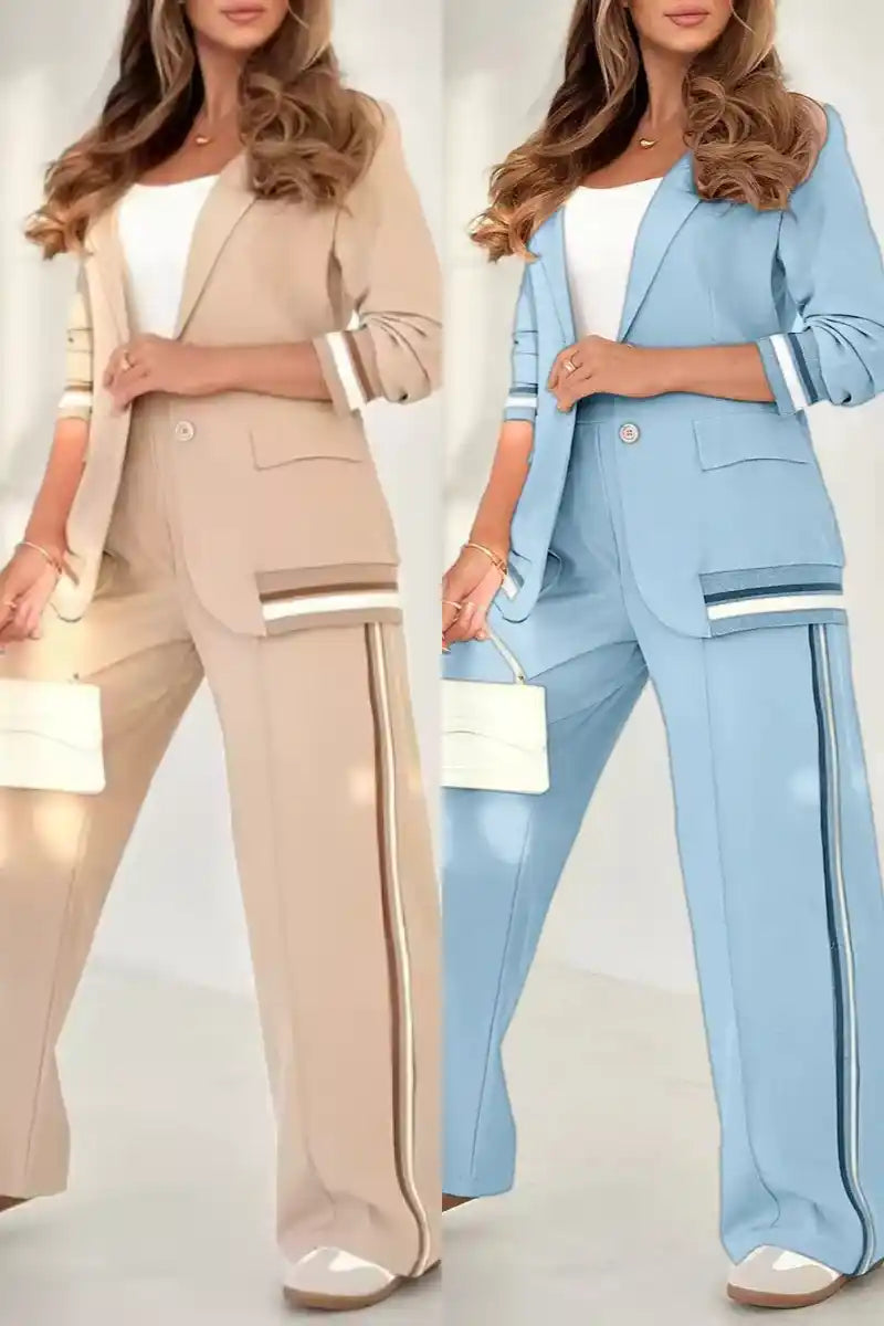 Conjunto Bella - Blazer e Calça Pantalona em Alfaiataria [Compre 1, Leve 2]