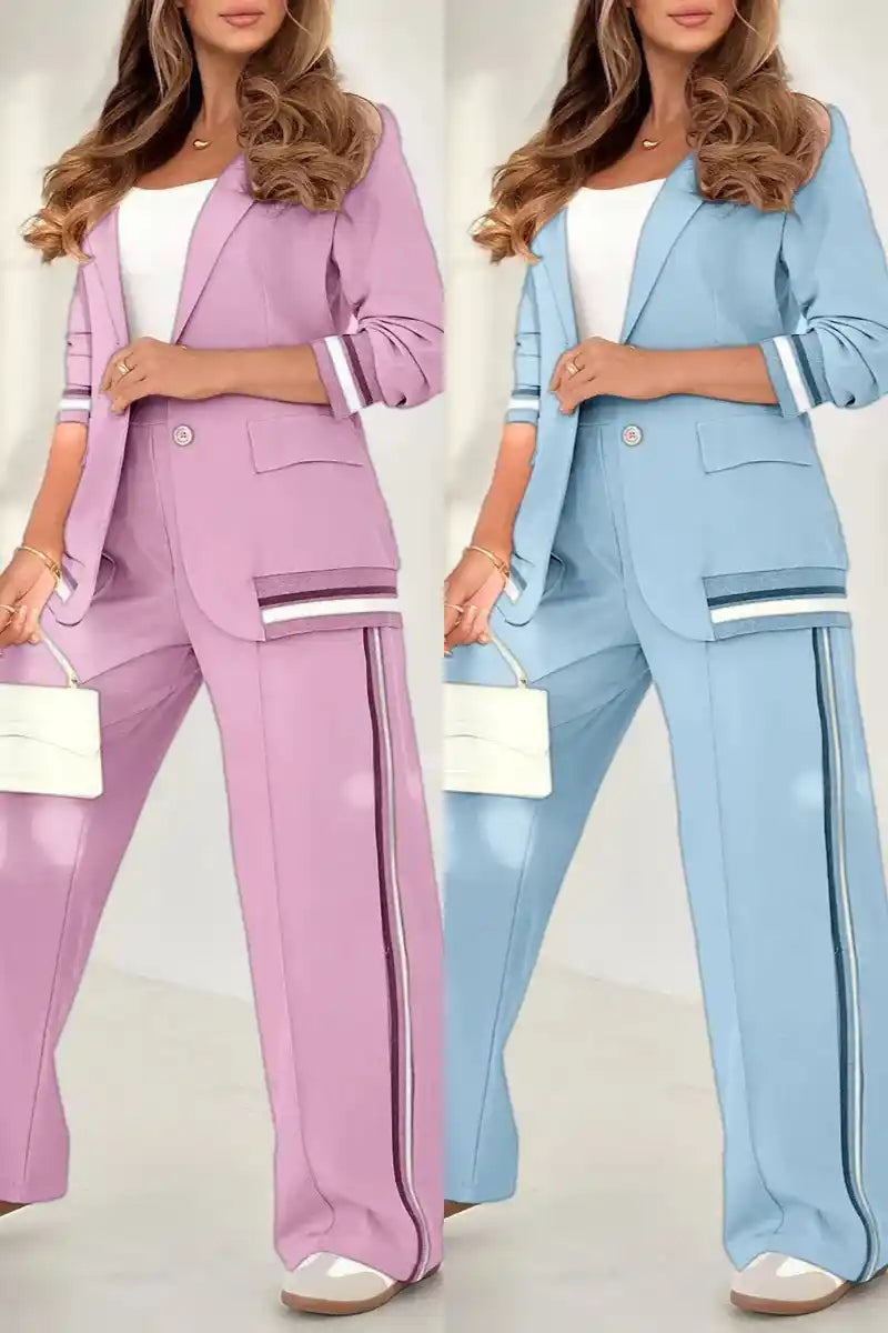 Conjunto Bella - Blazer e Calça Pantalona em Alfaiataria [Compre 1, Leve 2]