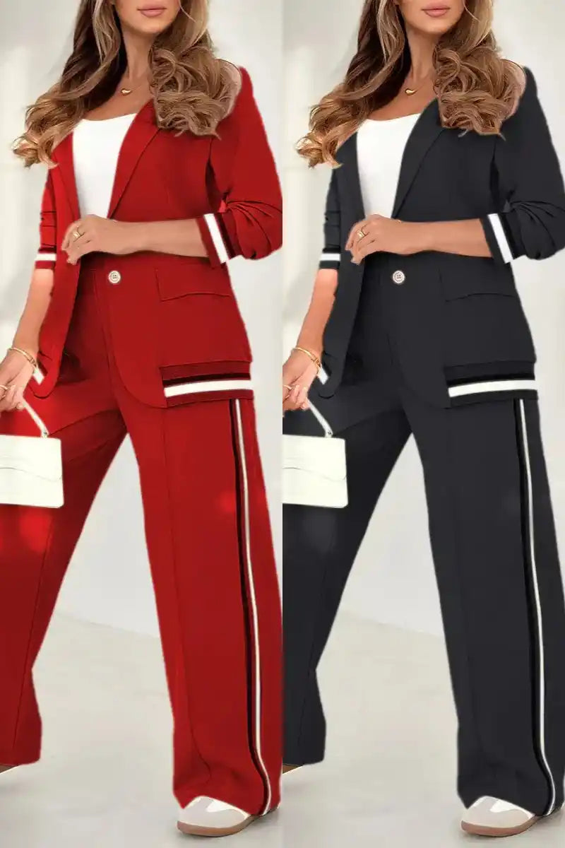 Conjunto Bella - Blazer e Calça Pantalona em Alfaiataria [Compre 1, Leve 2]