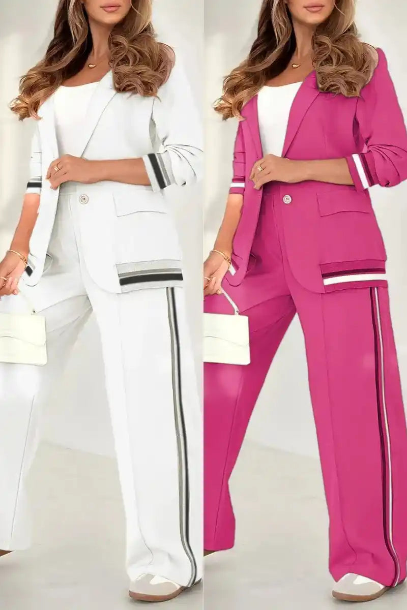 Conjunto Bella - Blazer e Calça Pantalona em Alfaiataria [Compre 1, Leve 2]