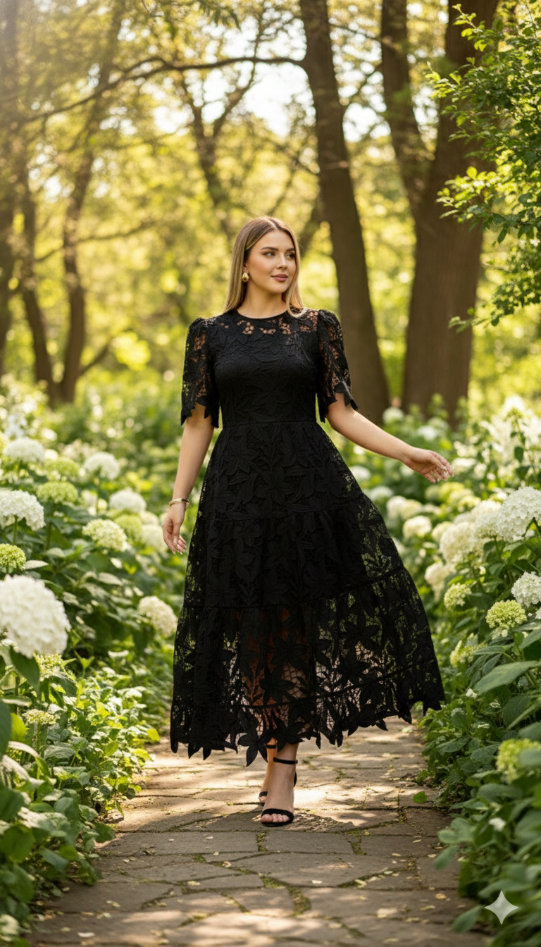Vestido Ana Clara - Renda Floral
