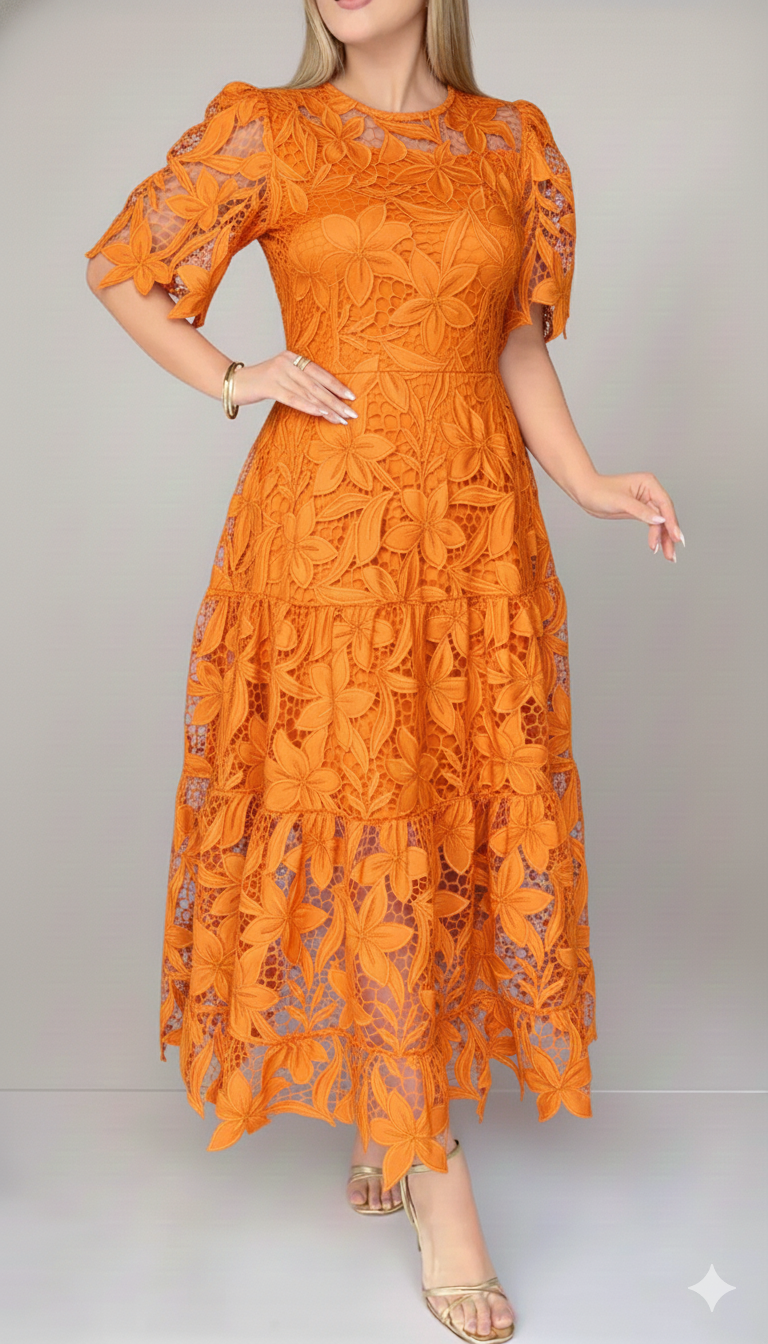 Vestido Ana Clara - Renda Floral