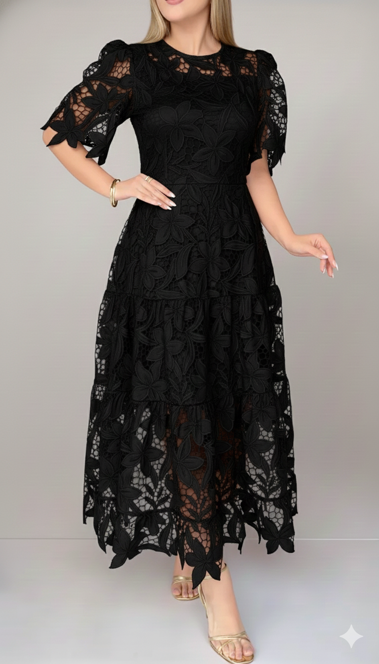 Vestido Ana Clara - Renda Floral