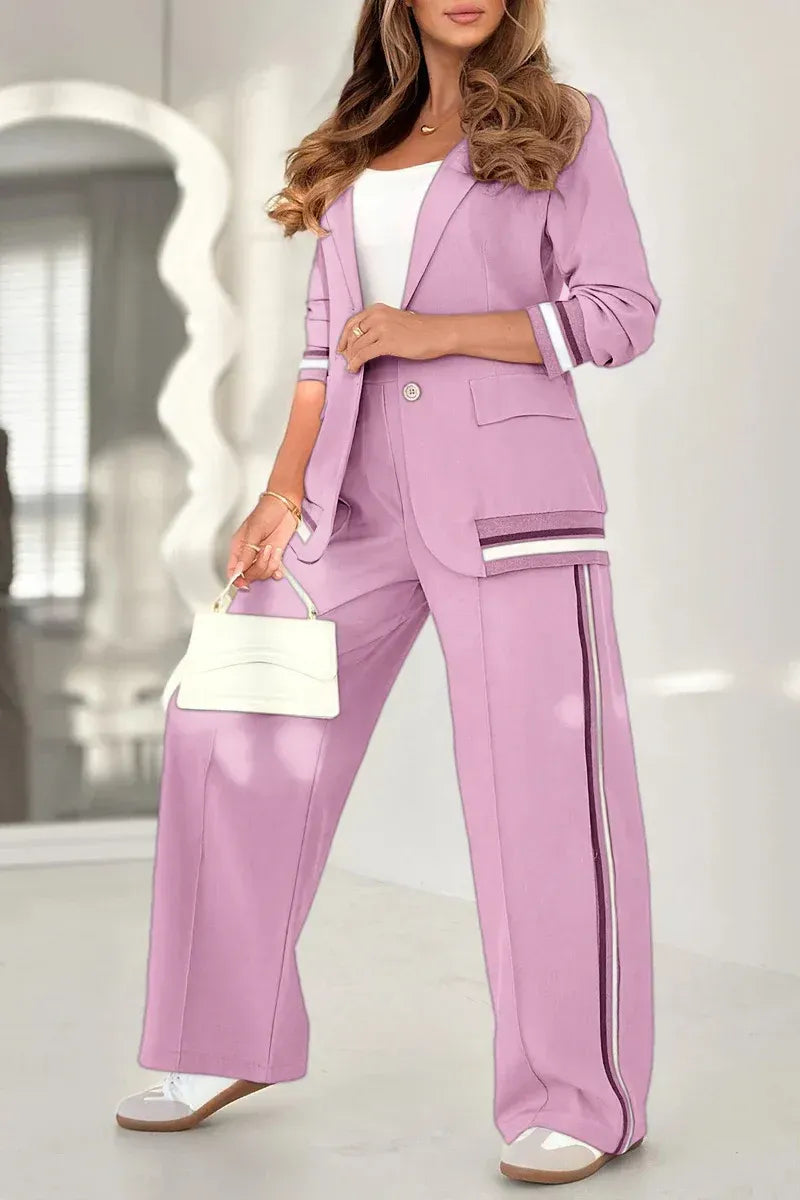 Conjunto Bella - Blazer e Calça Pantalona em Alfaiataria [Compre 1, Leve 2]