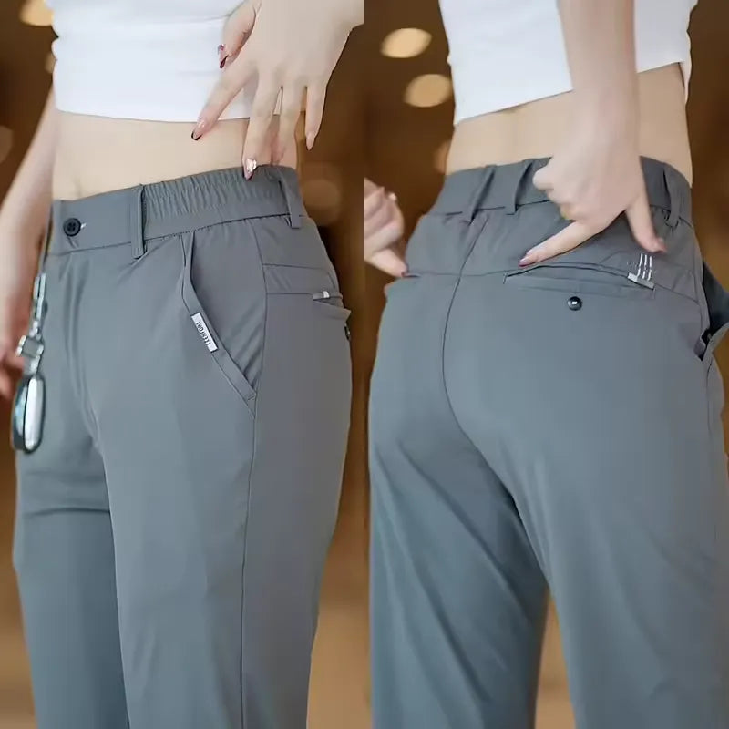 Max Comfort™ - Calça Feminina em Seda Gelo Respirável [ COMPRE 1, LEVE 3 ]