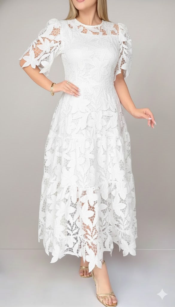 Vestido Ana Clara - Renda Floral