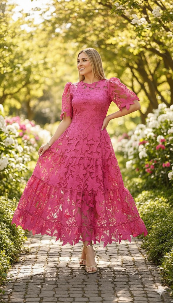 Vestido Ana Clara - Renda Floral